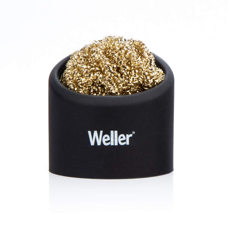 Weller Soldering Brass Sponge Tip Cleaner with Silicone Holder | WLACCBSH-02 Weller