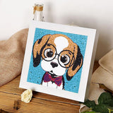 CHWGLFGG 6 Pack Diamond Painting Kits Beginners,5D DIY Diamond Art Kit for Kids 6-8-9-10-12 Girls Boys,Cute Animals Big Gem Art and Crafts,Easy Small Full Drill Painting Kits for Wall Decor 6" X 6" CHWGLFGG