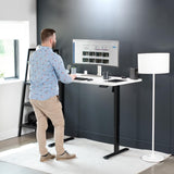 VIVO Universal 60 x 30 inch Table Top for Standard and Sit to Stand Height Adjustable Home and Office Desk Frames, White Desktop, DESK-TOP60-30W VIVO