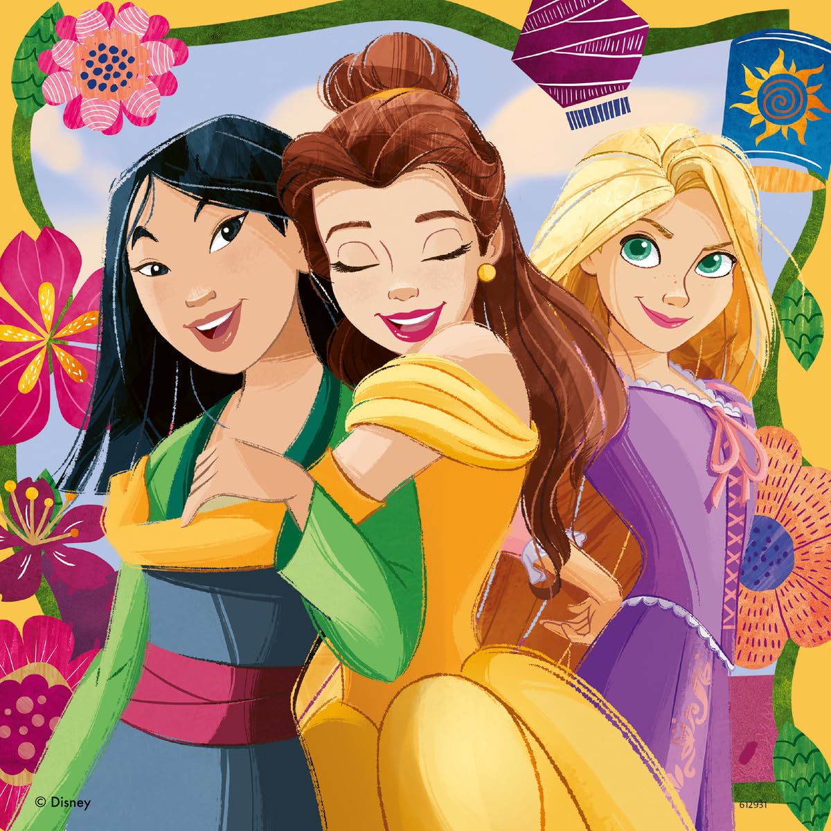 Ravensburger Disney Princess: Girl Power! 3x49 Piece Jigsaw Puzzle Set for Kids - Screen-Free Activity Boosts Concentration and Focus Ravensburger
