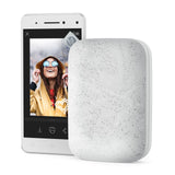 HP Sprocket 2x3" Instant Smartphone Photo Printer - Portable Color Wireless Mobile Printer - Zink Sticky-Back Photos - Print from Compatible iOS & Android Devices with Bluetooth w/Fun App - Luna Pearl HP