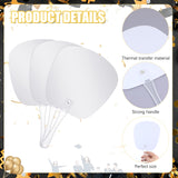 10 Pcs Big Head Cutout Custom Wedding Fan Props Face Cutout Face on a Stick Photo Party Decoration for Wedding, Graduation, Birthday Party Thermal Sublimation Sratte