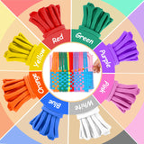 Disracker Weaving Loom Kit Crafts, Arts and Crafts for Kids and Adults, Ideal Gifts for Girls Ages 5 6 7 8-12 14, Potholder Knitting Loom Kit Disracker