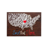 USA String Art Craft, Makes 1 Fun Express