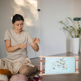 PATIKIL Needlepoint Embroidery Tapestry Scroll Frame, 33"x12" Beech Wooden Cross Stitch Frame Holder Quilting Hoop Stand Stitching Frame for Sewing PATIKIL