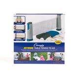 Champion Sports Anywhere Table Tennis: Ping Pong Paddles, Balls, and Portable Net & Post Set To Go, 10.1"L x 10.1"W x 3.2"H Champion Sports