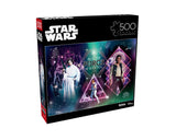 Buffalo Games - Star Wars - : Galactic Trio - 500 Piece Jigsaw Puzzle for Adults -Challenging Puzzle Perfect for Game Nights - Finished Size is 21.25 x 15.00 Buffalo Games