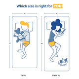 Sealy 8" Firm Adaptive Memory Foam Mattress with CopperChill Technology, Cooling Memory Foam Mattress for Pressure Relief, Twin, White SEALY