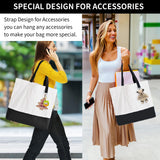 HWJH 6 Pack Canvas Tote Bags with Zipper, Blank Reusable Grocery Bags, Widened Washable Bag With Inner Pocket, Shopping Travel large tote bags for DIY Heat Transfer, Birthday Gifts for Women (Black) HWJH