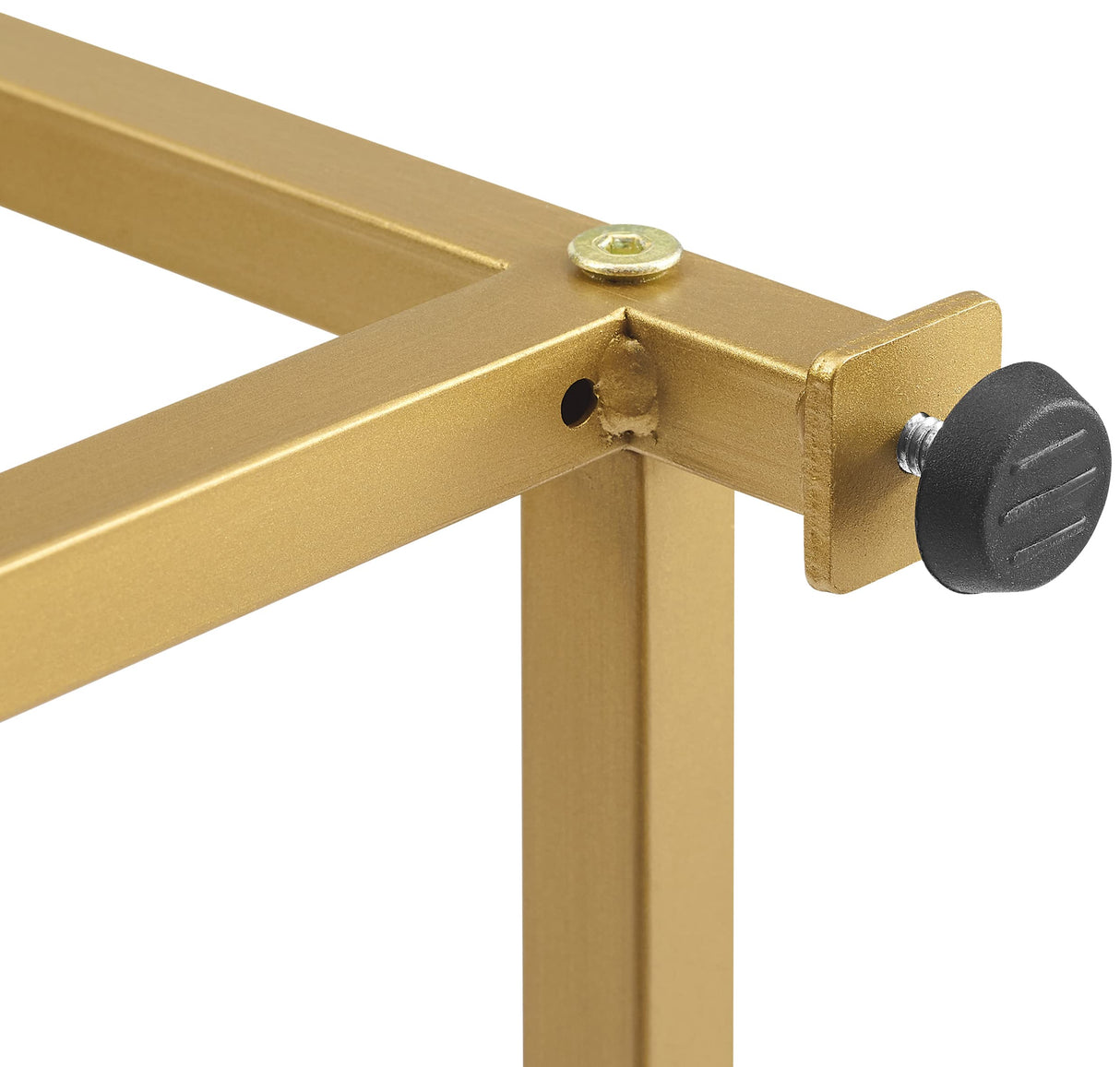 Crosley Furniture Celeste Bookshelf with Glass Shelves, Bookcase Storage, Gold Crosley Furniture