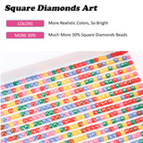 YALKIN Square 5D Diamond Painting Kits for Adults,Abstract Large Diamond Art Kits Full Drill Diamond Painting Kit for Adult Beginners, DIY Crystal Picture Art for Home Wall Decor 40x70CM/15.8x27.6in YALKIN