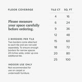 Forest Floor Farmhouse 3/8 Inch Thick Printed Foam Tiles, Premium Wood Grain Interlocking Foam Floor Mats, Anti-Fatigue Flooring – Stylish Flooring Solution, Porch Post White, 100 Sq Ft We Sell Mats