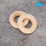 Wooden Rings, 200pcs 20mm Wooden Rings for Crafts, Unfinished Wood Rings Smooth Wood Circles for DIY Connectors, and Jewelry Making ZJchao