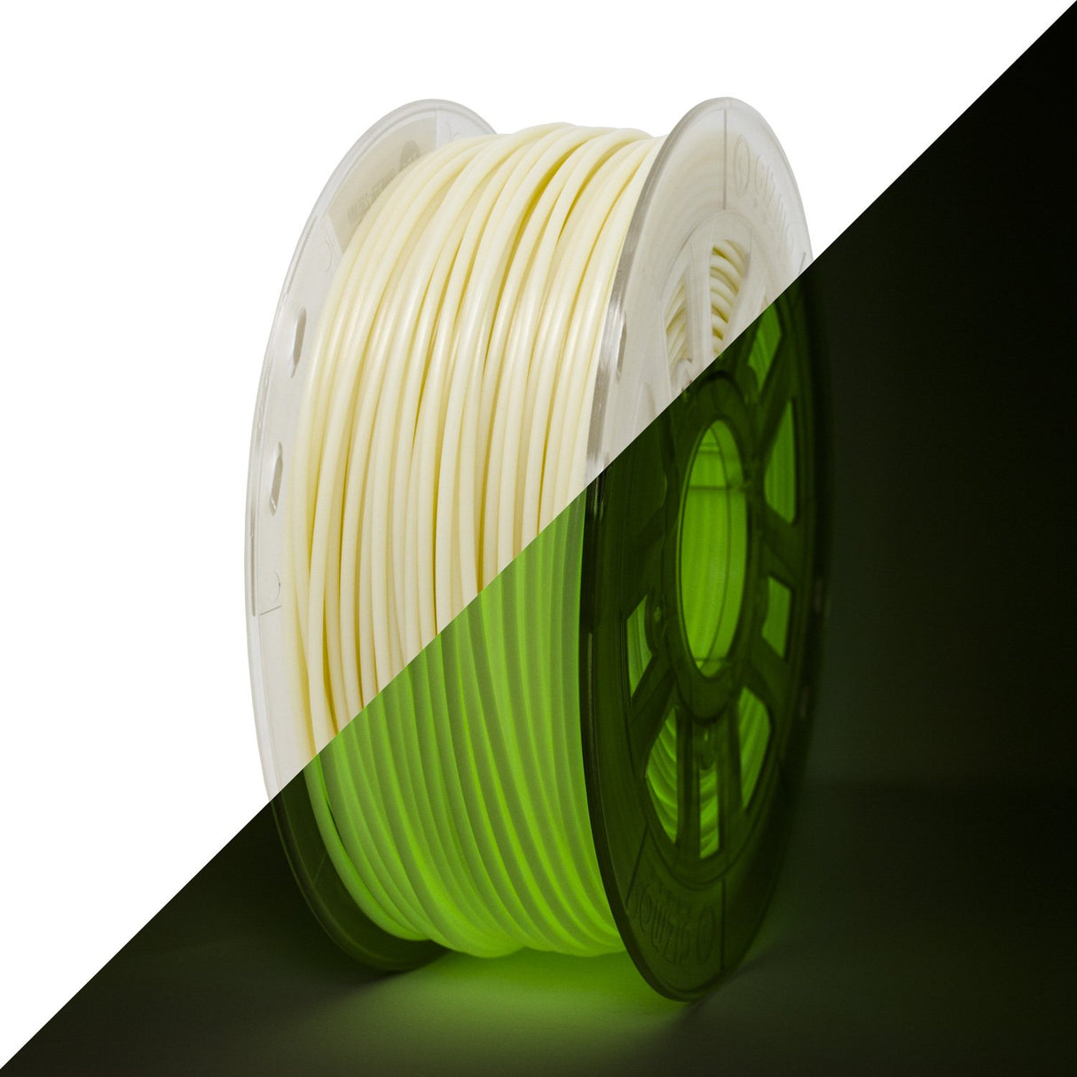 Gizmo Dorks 3mm (2.85mm) Hips Filament 1kg / 2.2lb for 3D Printers, Glow in The Dark Green Gizmo Dorks