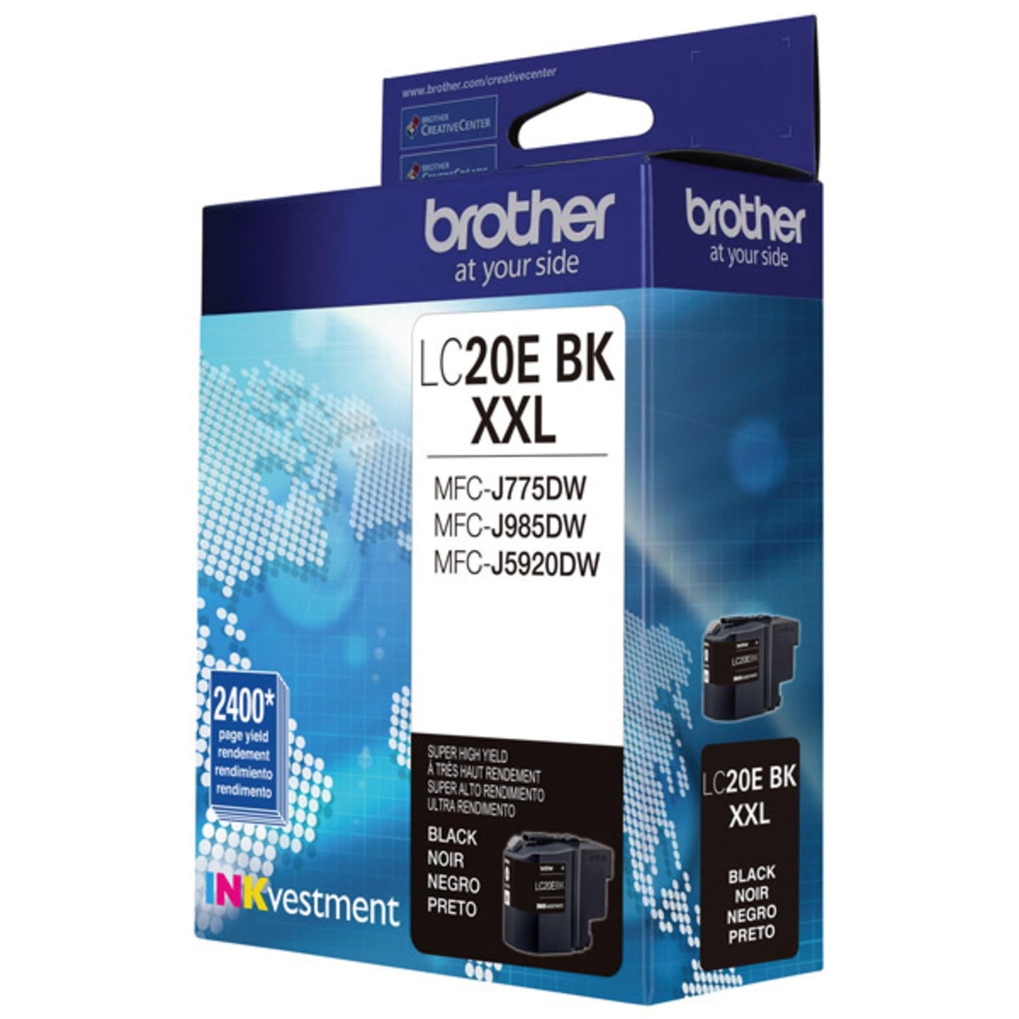 Brother LC20EBK Super High Yield Black Ink Cartridge