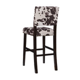 Linon Udder Madness Corey Bar Stool, 19"W x 22.5"D x 44.75"H, Brown Linon