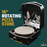 Halo Versa 16 Propane Gas Outdoor Pizza Oven with Rotating Cooking Stone | Portable Appliance for all Outdoor Kitchens HALO