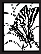 Beautiful Butterflies Stained Glass Coloring Book Dover Publications