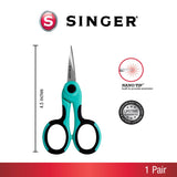 SINGER 00557 4-1/2-Inch ProSeries Detail Scissors with Nano Tip SINGER