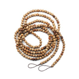 Nanalou 10ft Wood Bead Garland | Add a Touch of Boho Style to Your Farmhouse, Holiday, or Christmas Tree Décor with All-Natural, Handmade Wooden Bead Garland (Walnut) Nanalou