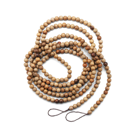 Nanalou 10ft Wood Bead Garland | Add a Touch of Boho Style to Your Farmhouse, Holiday, or Christmas Tree Décor with All-Natural, Handmade Wooden Bead Garland (Walnut) Nanalou