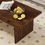 BON AUGURE Coffee Table for Living Room, Farmhouse Wood Center Table, Rectangle Mid-Century Living Room Table (Rustic Oak, 47Inch) BON AUGURE