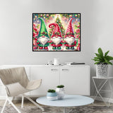 igoodom Paint by Numbers Kit for Adults – Christmas Gnome Adult Paint-by-Number on Canvas, DIY Acrylic Painting Set for Home Decor, 20x16in igoodom