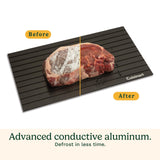 Cuisinart BBQ Defrosting Tray, Conductive Aluminum Rapid Thaw Plate for Frozen Meat, Quick Defrosting Tool to Preserve Natural Flavors, Easy to Clean Kitchen Gadget and Grilling Accessories for Home Cuisinart