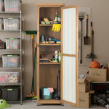 Ketive Outdoor Storage Cabinet, 62" Tall Thin Garden Cabinet with Adjustable Shelf and Weather-Resistant Design Farmhouse Accent Cupboard for Patio, Garden, Yard or Porch (18" L x 18" W x 62" H) ketive