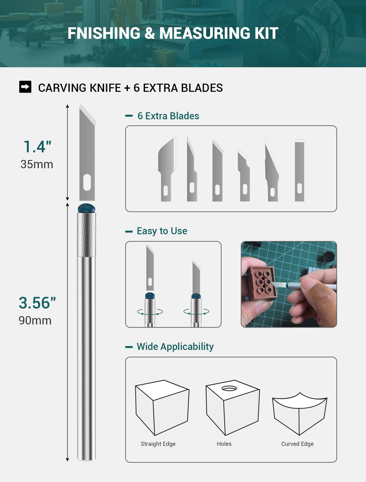 SARDVISA 3D Printer Tools Kit with Zipper Bag, Includes Nozzle Cleaning Set, Scraper, Steel File, Filament Pliers, Carving Knife Set, 3D Print Accessories for Model Removal, Polish, Finish (30-Packs) SARDVISA