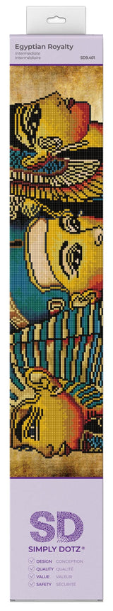 Diamond Dotz Egyptian Royalty Diamond Painting Kits for Adults - Diamond Art Kits a Relaxing Creative Craft Kit with Dotz Gems 18.5"x26" DIAMOND DOTZ