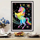 Unicorn Diamond Art - DIY Diamond Painting Kit | Create Your Own Sparkling Unicorn Masterpiece | Includes All Tools and Instructions | Fun and Relaxing Craft Activity for Adults and Art Beginners UKboken