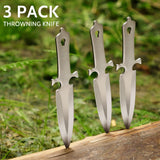 Throwing Stars Throwing Axes and Tomahawks Set with Bottle Opener and Nylon Sheath, 10in Throwing Hatchet Axe for Adults Competition and Recreation OYEAL