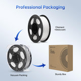 ANYCUBIC PLA Plus (PLA+), 3D Printer Filament 1.75mm, High Toughness 3D Printing Filament, Dimensional Accuracy +/- 0.02mm, Print with Most FDM 3D Printers, 1KG Reusable Spool, White ANYCUBIC