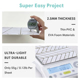 Commomy 10 Pcs 3D Faux Wood Wall Panels - 11.8"x11.8" Peel and Stick Wood Tiles Ultralight Thin PVC Wall Paneling for Bedroom,Bathroom,Kitchen Backsplash,Farmhouse Interior Decor Commomy