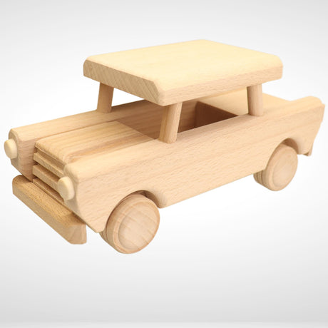 VESPLO - Wooden Car Trabant - DIY Wooden Cars - Toy Car for Kids & Adults - Handmade Wooden Toys - Preschool Learning Activities - Toddler Car & Trucks - Educational Toys - Solid Wood VESPLO
