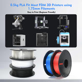 GEEETECH PLA Filament 1.75mm, 500g Spool (1.1 LBS) – Dimensional Accuracy ±0.02mm 3D Printer Filament, Low Warping & High-Speed Printing, Fits Most FDM 3D Printers, Green Geeetech