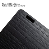 AZSKY Classic Nursery Book Shelves Black Wooden Floating Shelves Wall Bookshelf for Bathroom Decor Kitchen Spice Rack Organizer Kids Room 24 Inch Set of 3 AZSKY