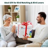 Smart Bird Feeder with Camera, Bird House with Cam with AI Identify Bird Species, Auto Capture Bird Videos & Motion Detection, Real Time Views, Bird Watching Camera Gift for Bird Lover HARYMOR