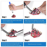 110W Electronics Soldering Iron Kit - LCD Digital Soldering Iron Adjustable Temperature, Wire & Cutter, Stand, Soldering Iron Tip Set, Desoldering Pump, Solder, Tweezers, Soldering Flux Paste LDK