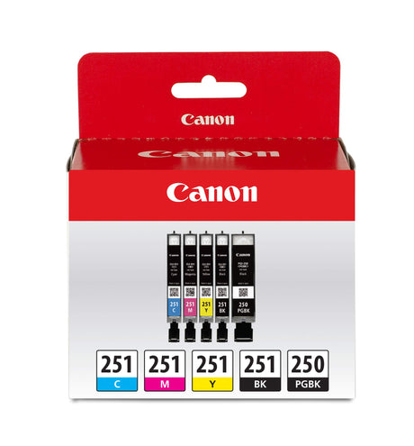 Canon PGI-250/ CLI-251 5 Color Amazon Pack Canon