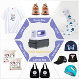 OFFNOVA Hat Heat Press Machine for Caps with 4 Heating Levels & Auto-Off, Hat Heat Press with Curved Heating Plate for Vinyl, Sublimation, Heat Transfer Projects OFFNOVA