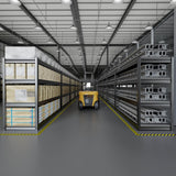 PMKES 67" Wide Garage Shelving Unit, 67" W x 24" D x 68" H, Heavy Duty Garage Storage Shelves,3500 LBS Capacity, Industrial Adjustable Shelves for Basement Warehouse PMKES