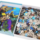 BEDUKE Jigsaw Puzzles for Adults 1000 Pieces Ocean Animals Thick Sturdy Cardboard Precise Interlocking 1000 Piece Puzzle Age 14+ Family Game BEDUKE