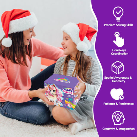 45pcs Shimmery Unicorn Floor Puzzles for Kids Ages 3-5, Jumbo Jigsaw Puzzles for Kids Unicorn Puzzle for Toddlers Age 3+ Year Olds, Unicorn Toy Gifts for Girls (Size: 28 '' x 33 '') Aliex