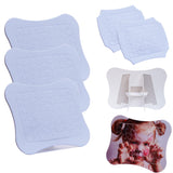 LIT PAPER 5 Sets 2-in-1 Photo Frame Sublimation Jigsaw Puzzle Blanks Combo 2 Shape Bone Medal - DIY Heat Press Transfer Crafts 63 Slices Thermal Transfer Blank Puzzles for Sublimation LIT PAPER