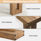 HOKYHOKY Reclaimed Solid Wood Console Table, 59" Long Farmhouse Entryway Table, Rectangular Couch Tables Behind Sofa, Accent Tables for Hallway, Entrance, Foyer, Living Room HOKYHOKY