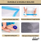 AiScrofa Filament Storage Bag Vacuum Kit with Two Sizes - 39 PCS Cleaning Drying Sealed 25 Bags for 3D Printer Filament with Desiccants/Humidity Indicator (Automatic Pumps Vacuum Bags Kit 25 Pack) AiScrofa