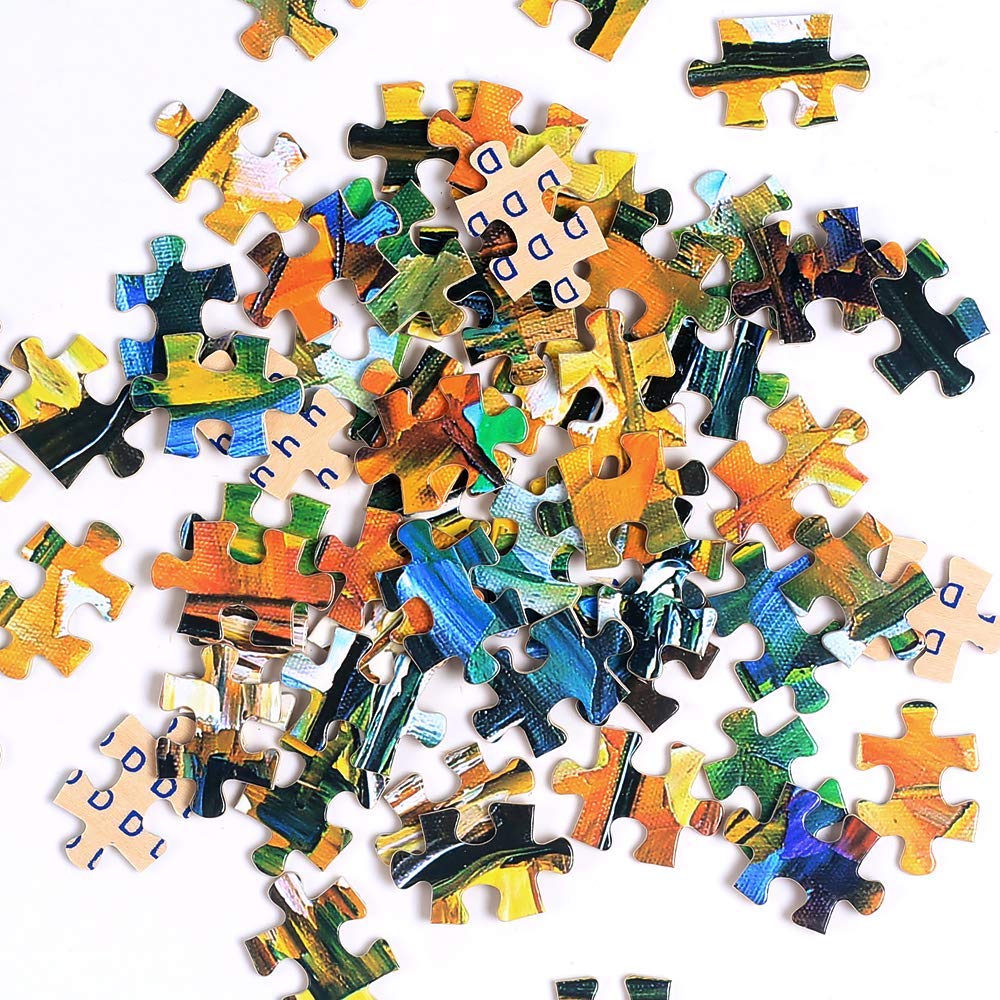 Ingooood Rainy Night Walk Wooden Puzzle 1000 Pieces Ingooood