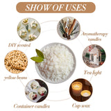 Sukh Soy Wax for Candle Making - Natural Soy Wax Flakes Pure Cera para Velas Candle Making No additives Supplies for Container,Cup,Scented,DIY Sukh